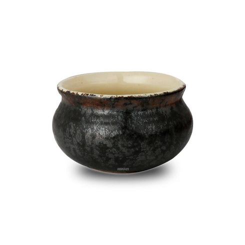 Ceramic Portion Bowl Kujja Silver Antique