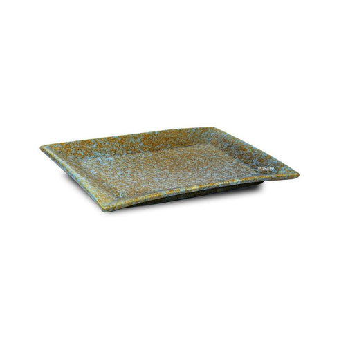 Ceramic Platter Rectangle Grey Speckles