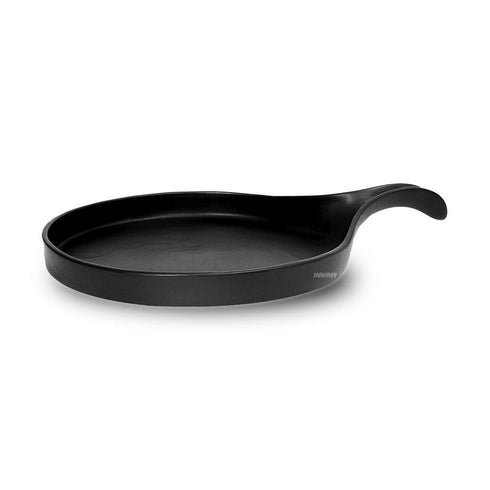Ceramic Pasta Bowl Frypan Blk Matt