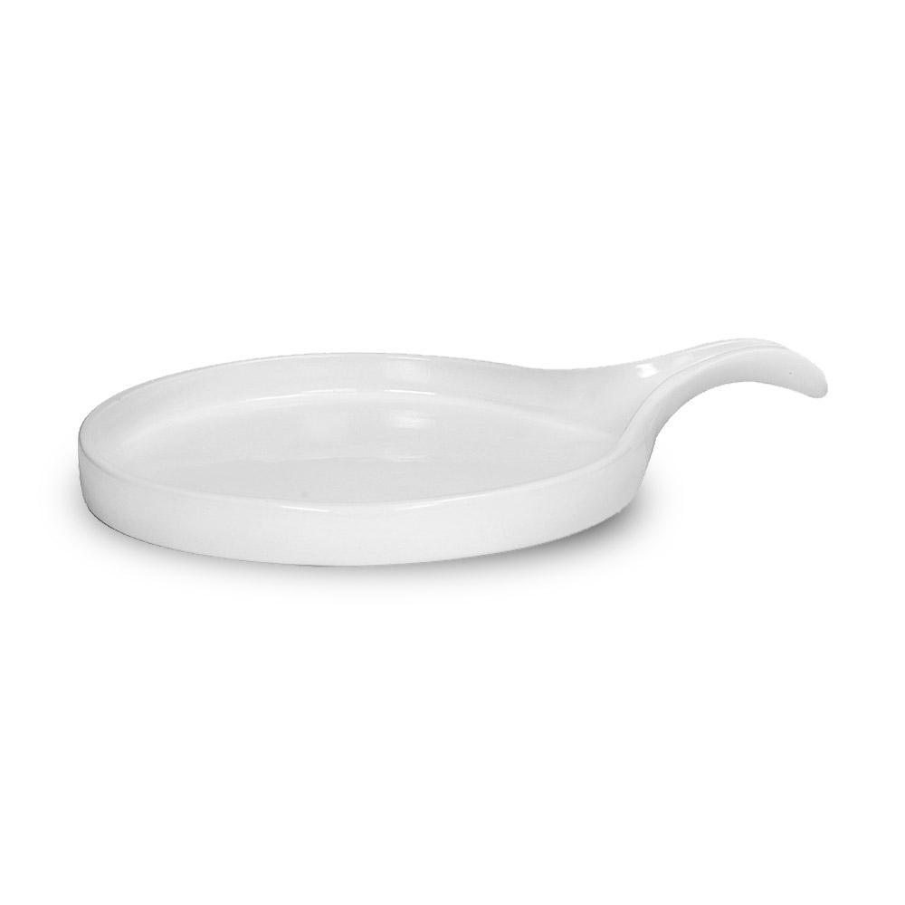 Ceramic Pasta Bowl Frypan White