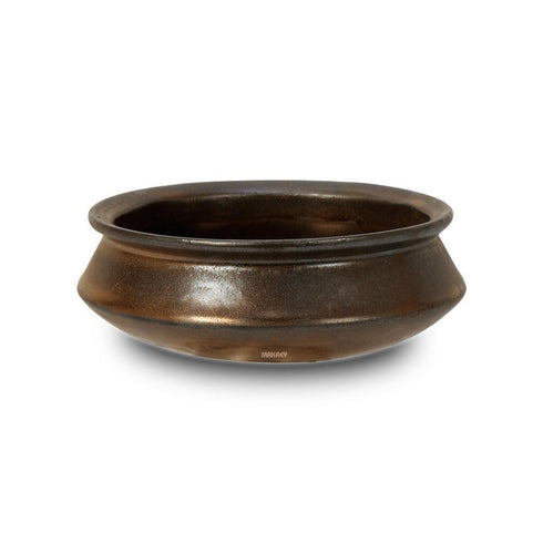 Ceramic Biryani Handi Lagan Metallic