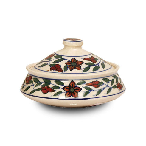 Ceramic Biryani Handi Dampukht w/Lid CMP-BL