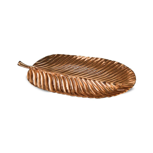 Copper Show Plate Banana Leaf