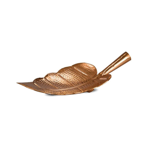 Copper Show Plate Maple Leaf