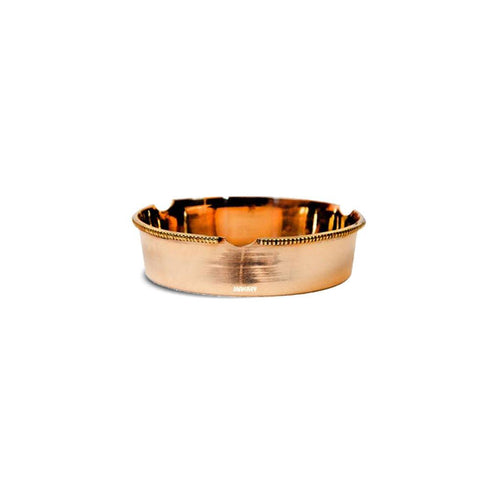 Copper Ashtray w/Br Beeding