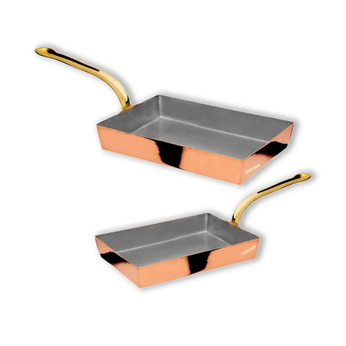 Copper Portion Dish Frypan RECTANGLE