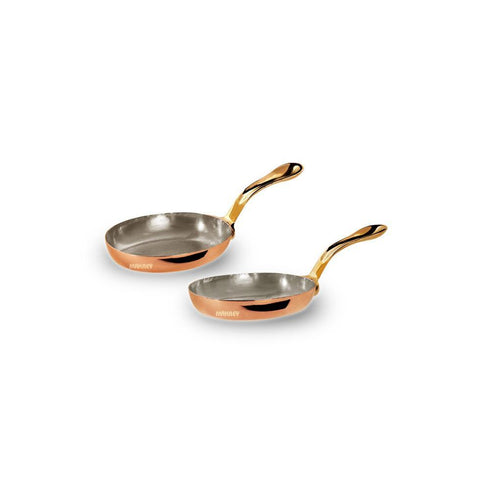 Copper Dip Bowl Frypan Oval MINI