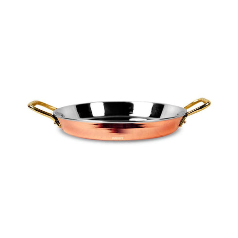 Copper/ss Portion Shallow Rice Dish