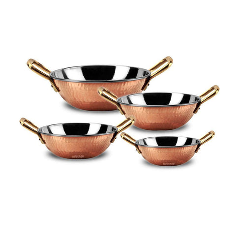 Copper/ss Portion Bowl Kadai