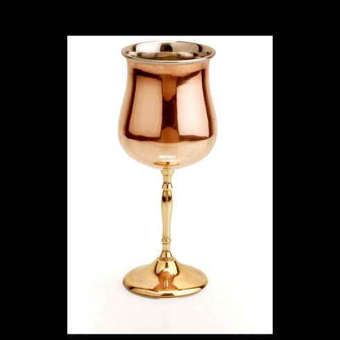 Copper/ss Goblet Long Stem