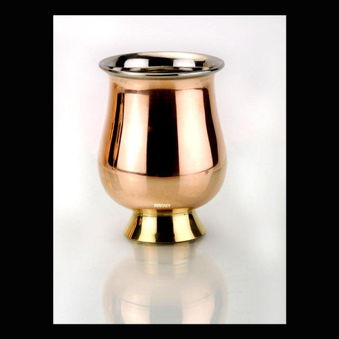 Copper/ss Goblet w/Rim