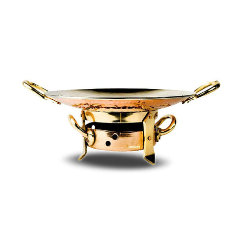 Copper/ss Tawa w/Burner