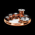 Copper/ss Thali Set CURVED