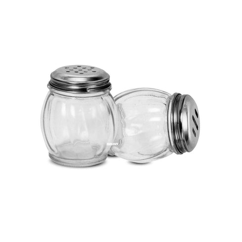 Glass Oregano/ Chilli Flakes Dispenser SS Cap