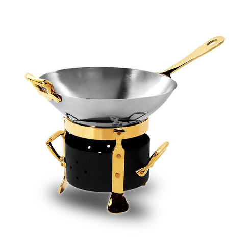 SS Kadai w/Blk Burner