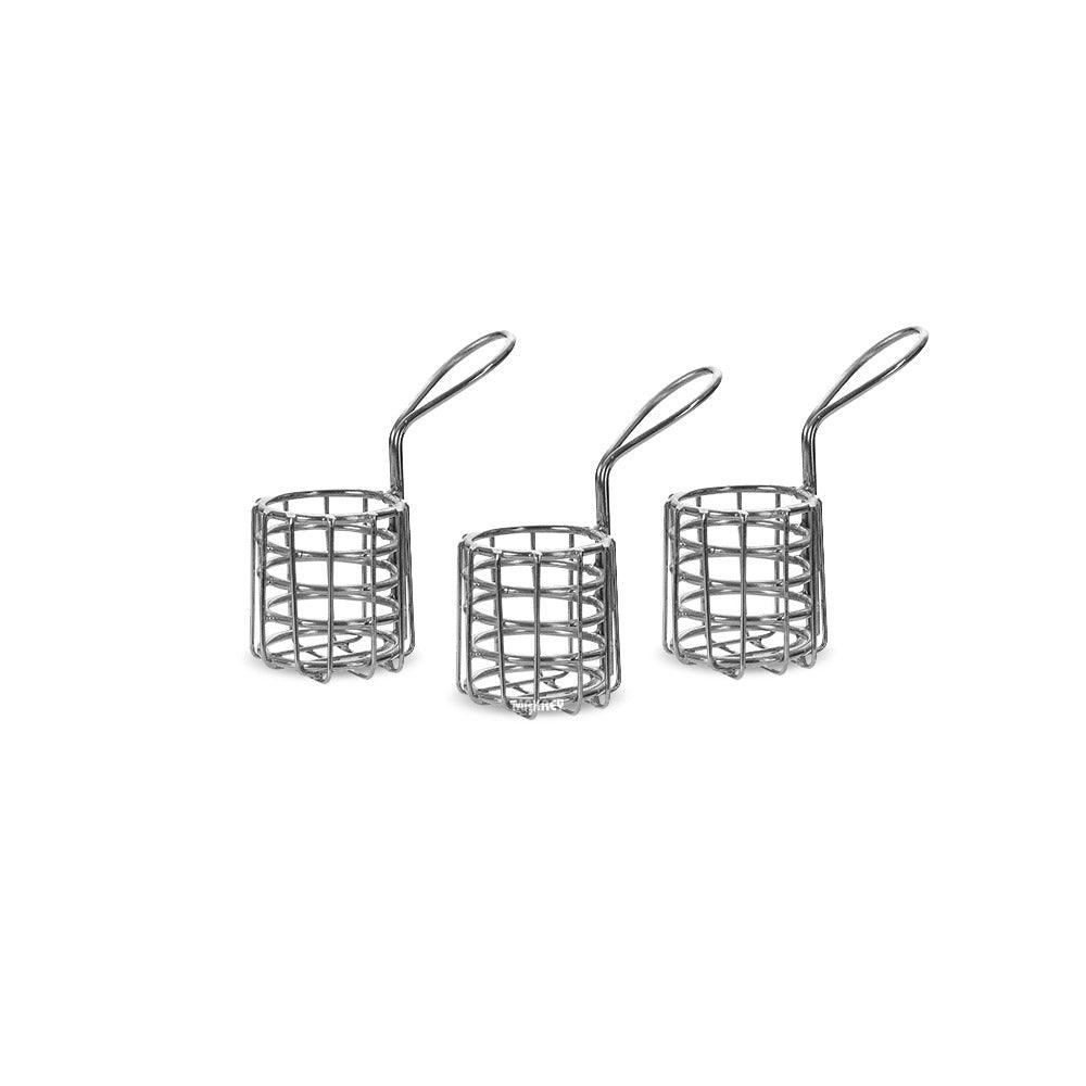 SS Fry Basket Round MINI Makrey