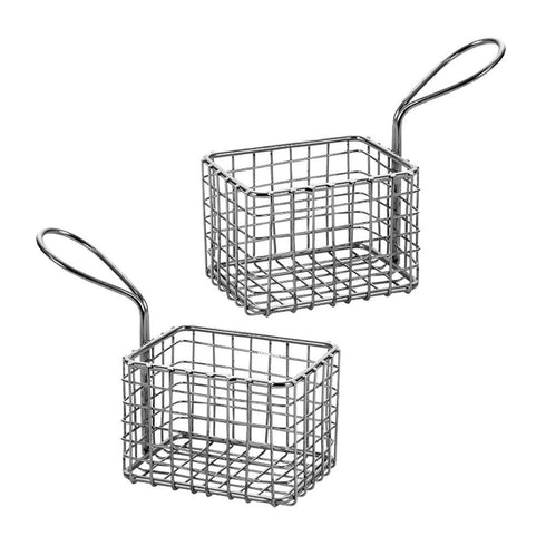 SS Fry Basket Rectangle