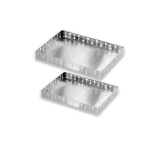 SS Rectangle Tray w/Holes