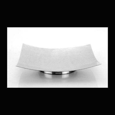 SS SQ Platter w/Base Ring