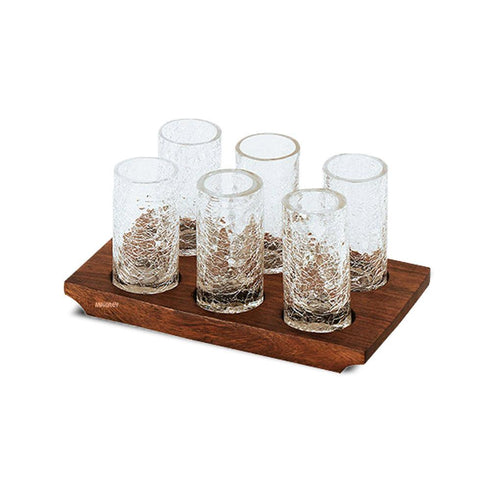 Wood Shot Glass Server (6n1)