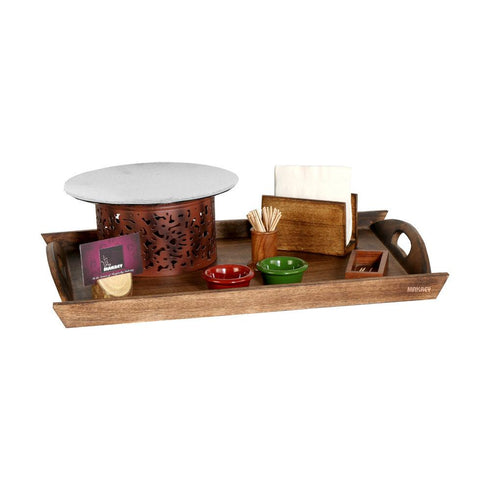 Wood Snack Warmer Set SZ113