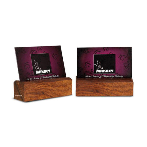 Wood Block Buffet Tag S/h