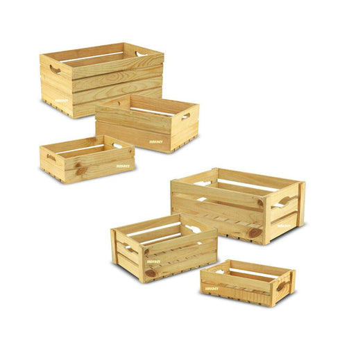 Wood Crate Elevation (3pc Set) SZ125A