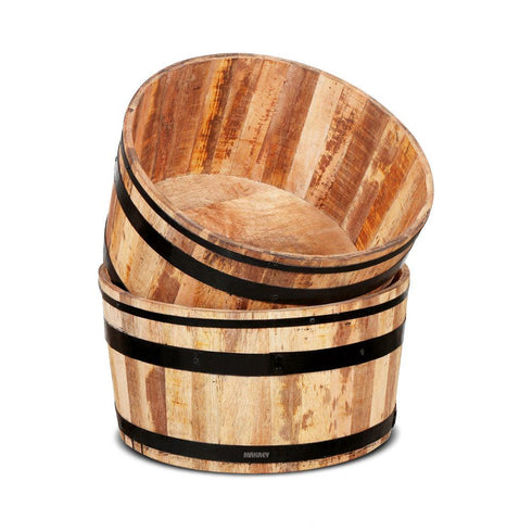 Wood Barrel Bucket