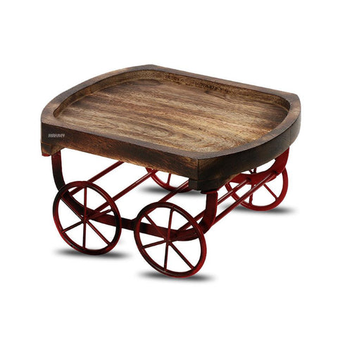 Wood/WI Thela (4-wheel Red) Mw-Burnt