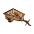 Wood Buffet Bread Cart