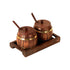 Wood Condiment set RECT 2n1