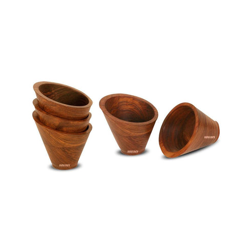 Wood Fries Cone Bowl S/h