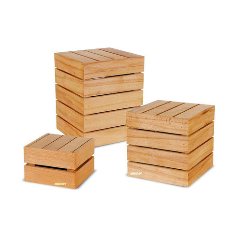 Wood Block Elevation (3pc Set) 2"strip S/b