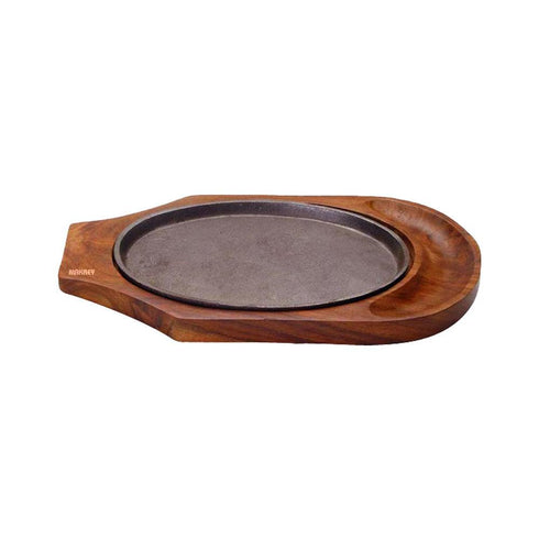 Wood Sizzler Oval Normal w/Cavity S/h