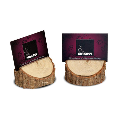 Wood Bark Buffet Tag SZ76