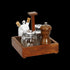 Wood Condiment Holder SQ 6" S/h