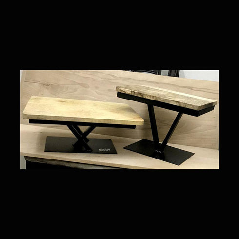 WI/Wood Table Elevation (X-Legs) 2pc Set