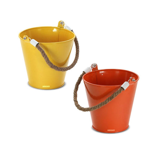 WI Bucket 8" Jute-Hdl