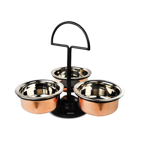 WI/Copper-ss Food Server Saagdan 3n1