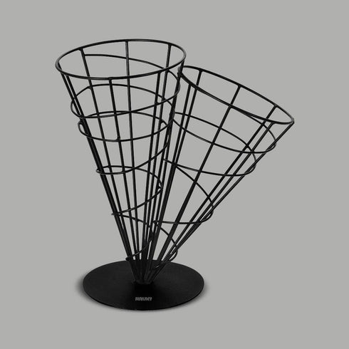 WI Fry Cones 9"H Double Blk