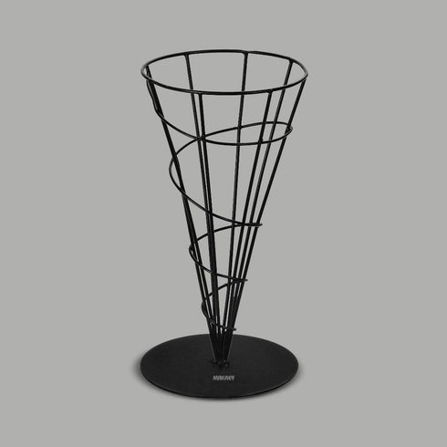 WI Fry Cones 9"H Blk