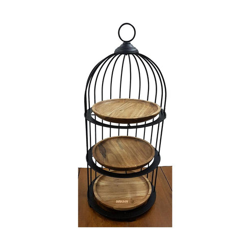 WI Cage Charlie (3-Tier) w/Wood Plates