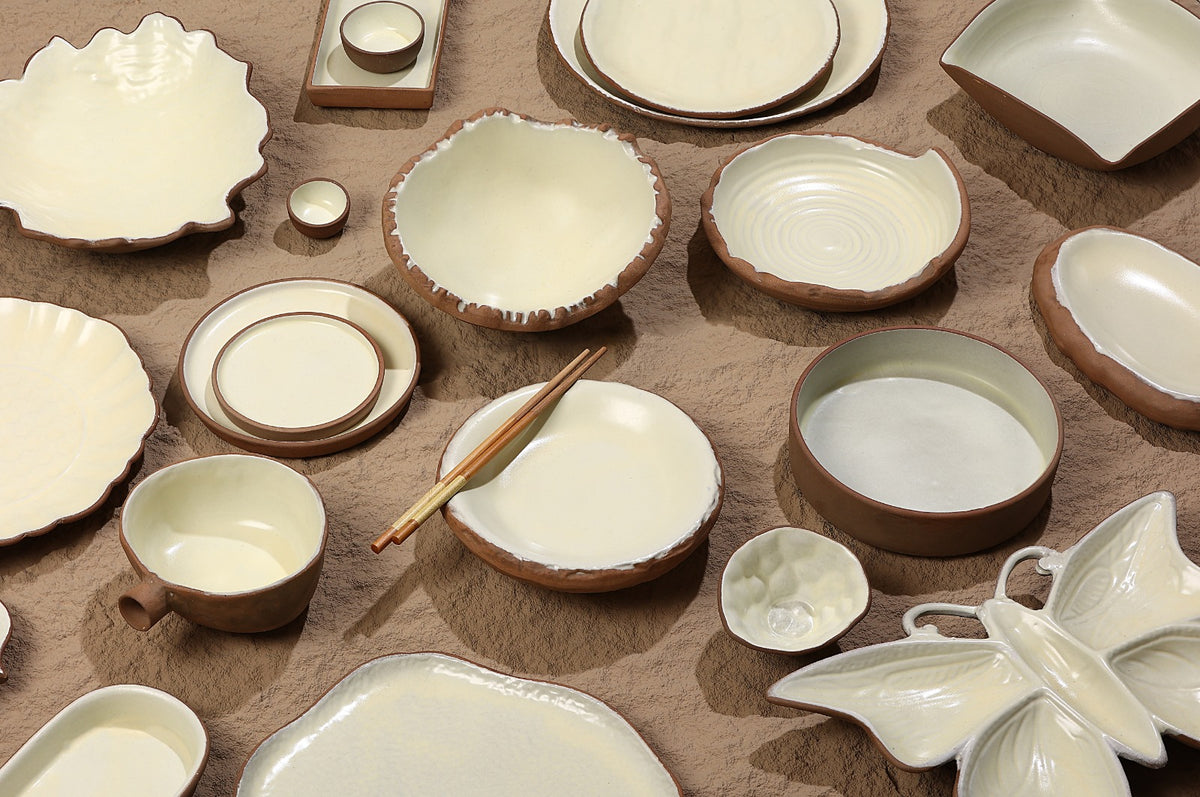 Brown Rustic Clay | Ivory Matt