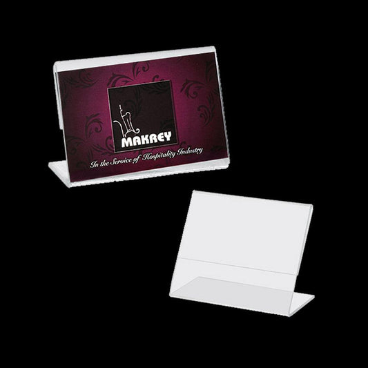 Acrylic Buffet Tag Visiting Card Size