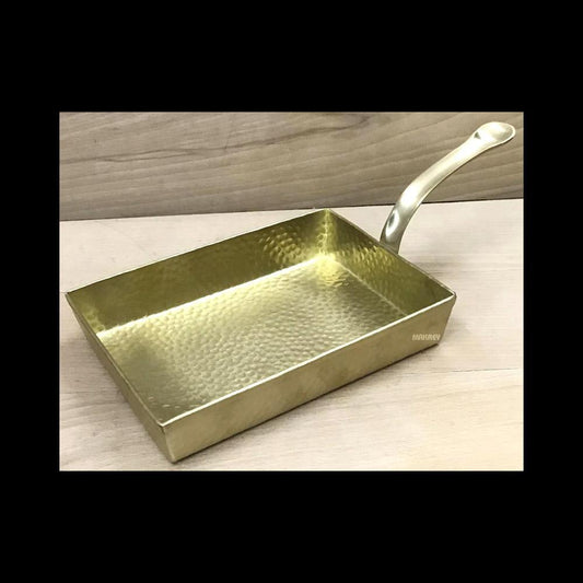 Brass Portion Dish Frypan RECT