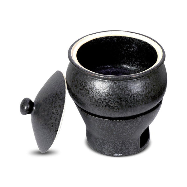 Ceramic Buffet Handi Set Silver Antique CB37