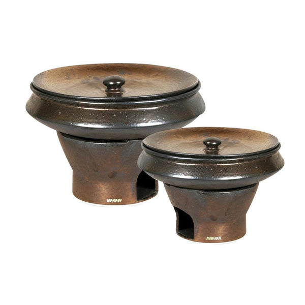 Ceramic Lagan Chaffers Set Metallic CB73