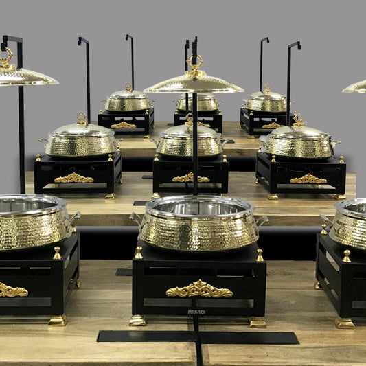 Brass/ss Lagan Chaffers w/Blk Burner CD44