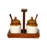 Ceramic Martaban 4" Pickle Set (2n1)