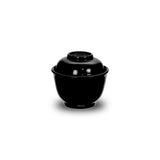 Ceramic Chinese Tea Cup Kawa w/Lid Blk Shiny